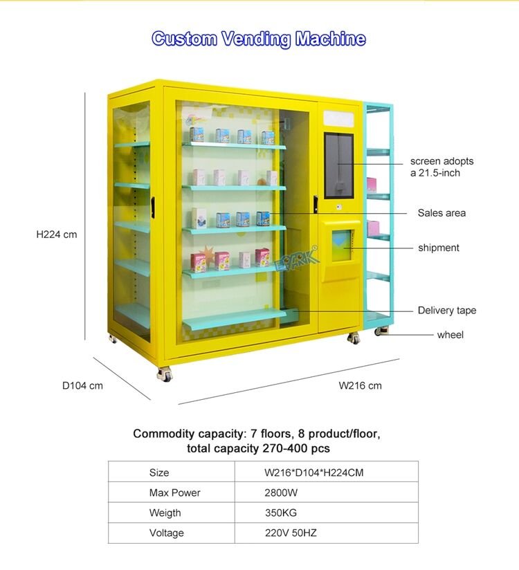 Shopping Mall Supermarket Subway Hotel Playground Cinema Large Blind Box Vending Machine Gift Vending Machine supplier