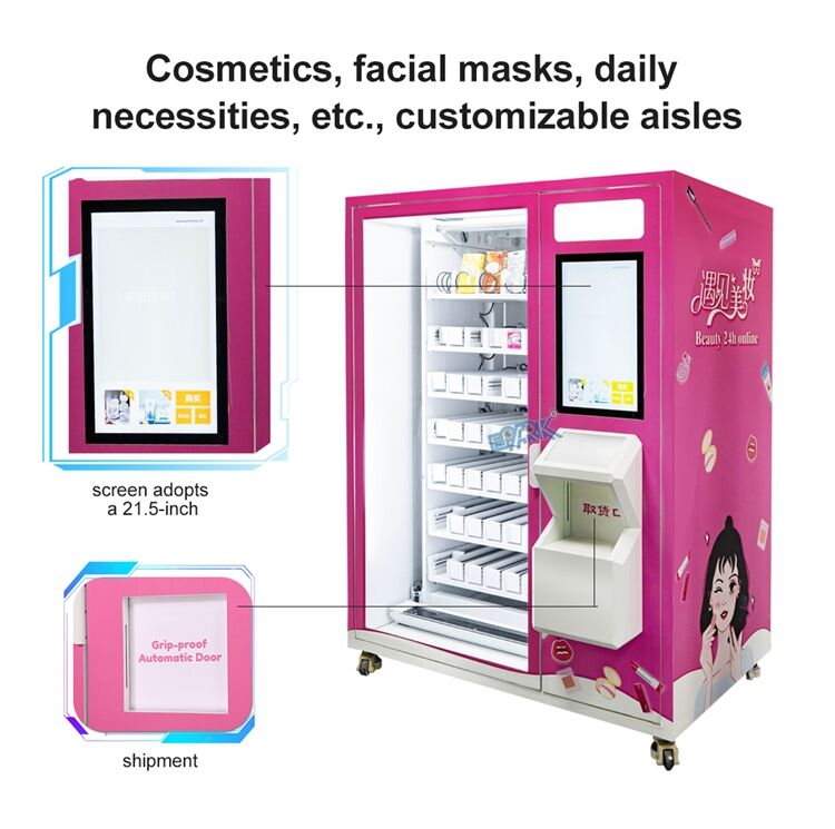 Pardoz savdo avtomati Soch kirpiklari Smart Beauty Vending Machine ishlab chiqarish