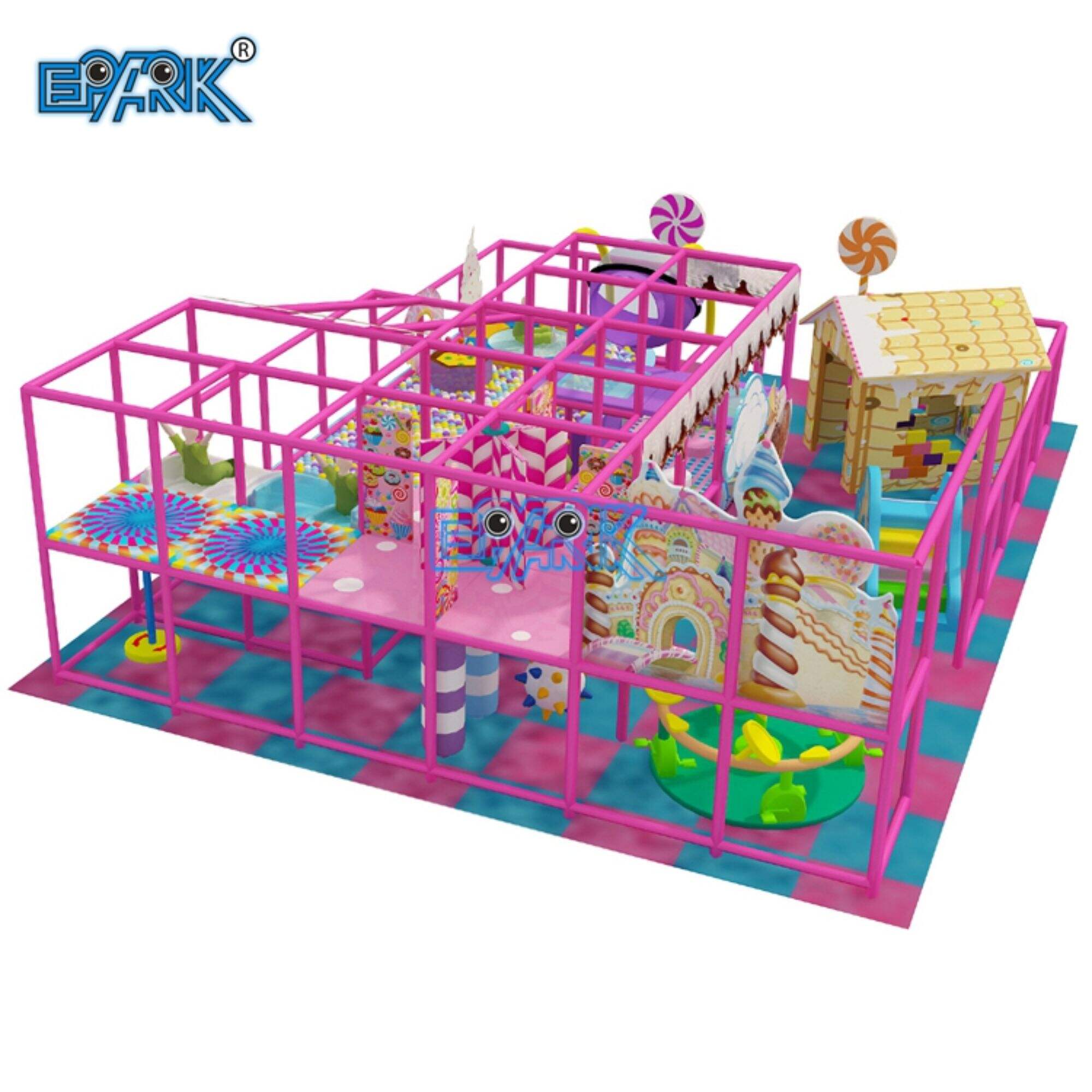 Pembuatan Taman Bermain Anak Softplay Playground 976x732x280cm, Taman Bermain Dalam Ruangan