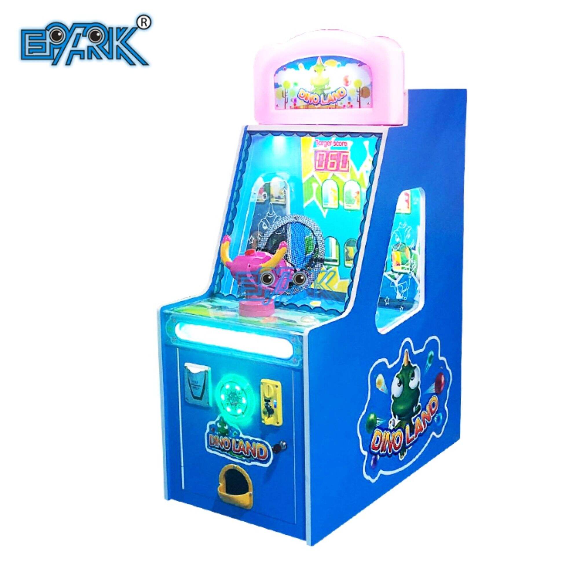 Barn myntstyrd nöjesmaskin Dinosaur Ball Shooting Game Machine