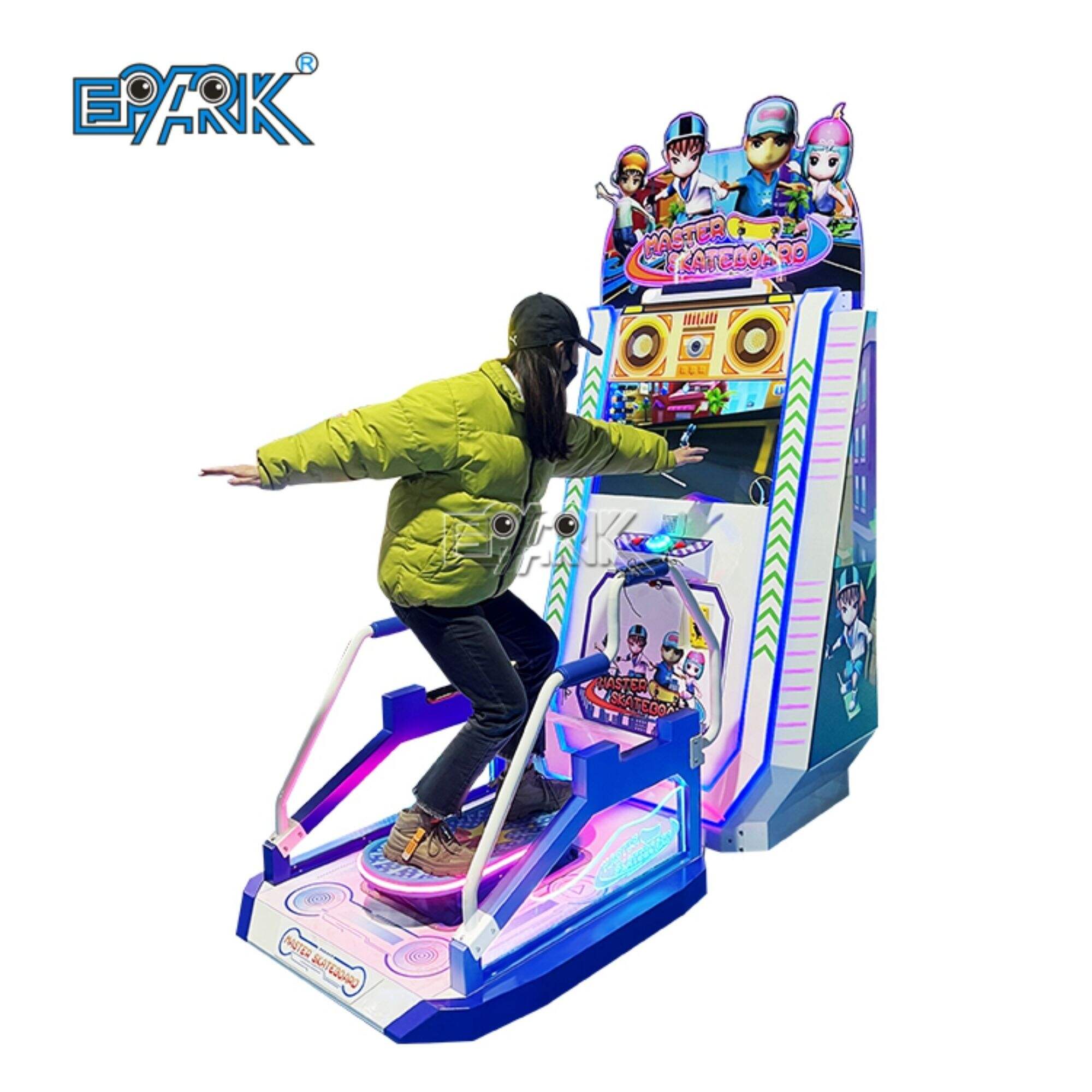 Amusement Game Park Indoor Electric Skating Sport Arcade Game Machine Master Skateboard Skiing Machine