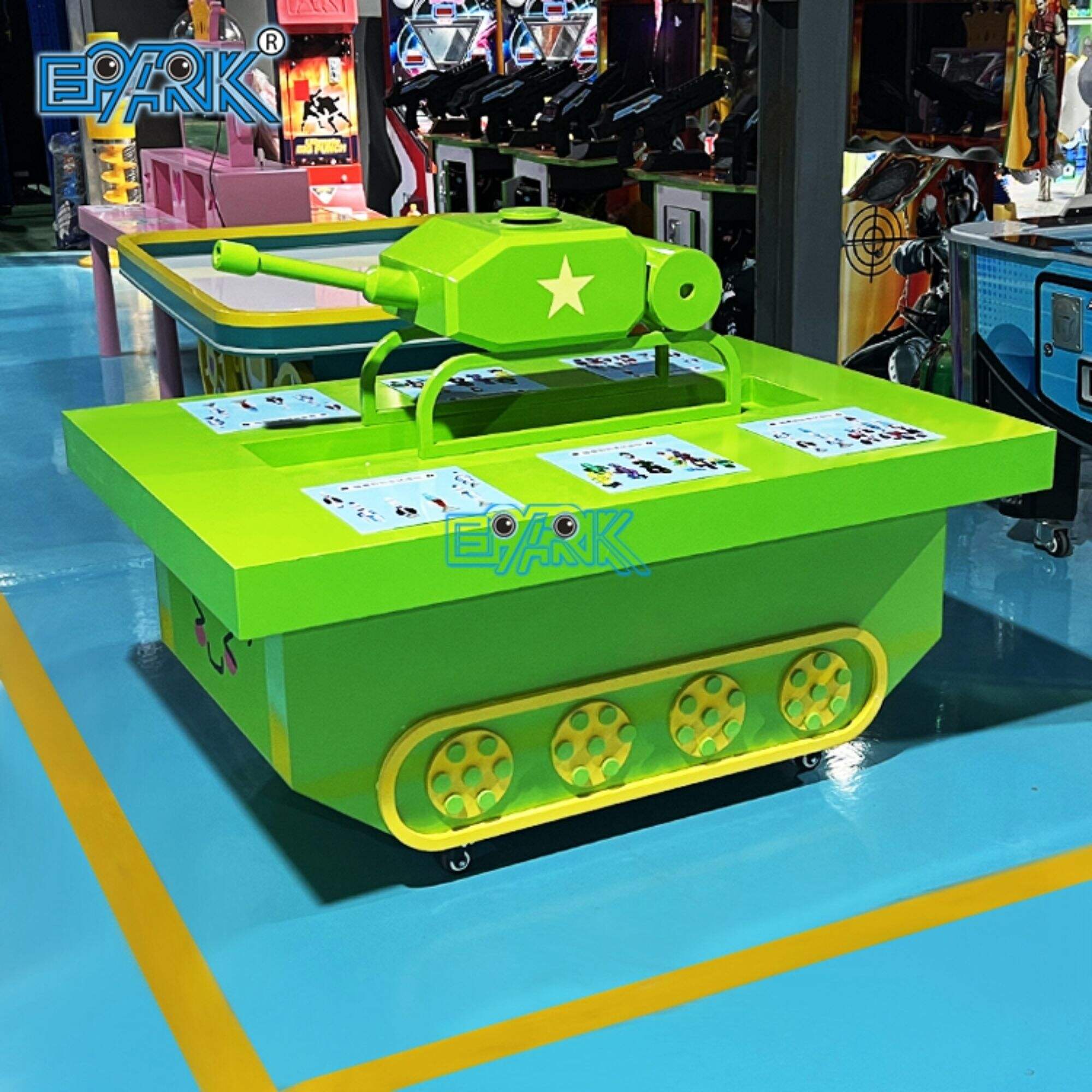 Versatile Tank Engineering Car Building Block Table