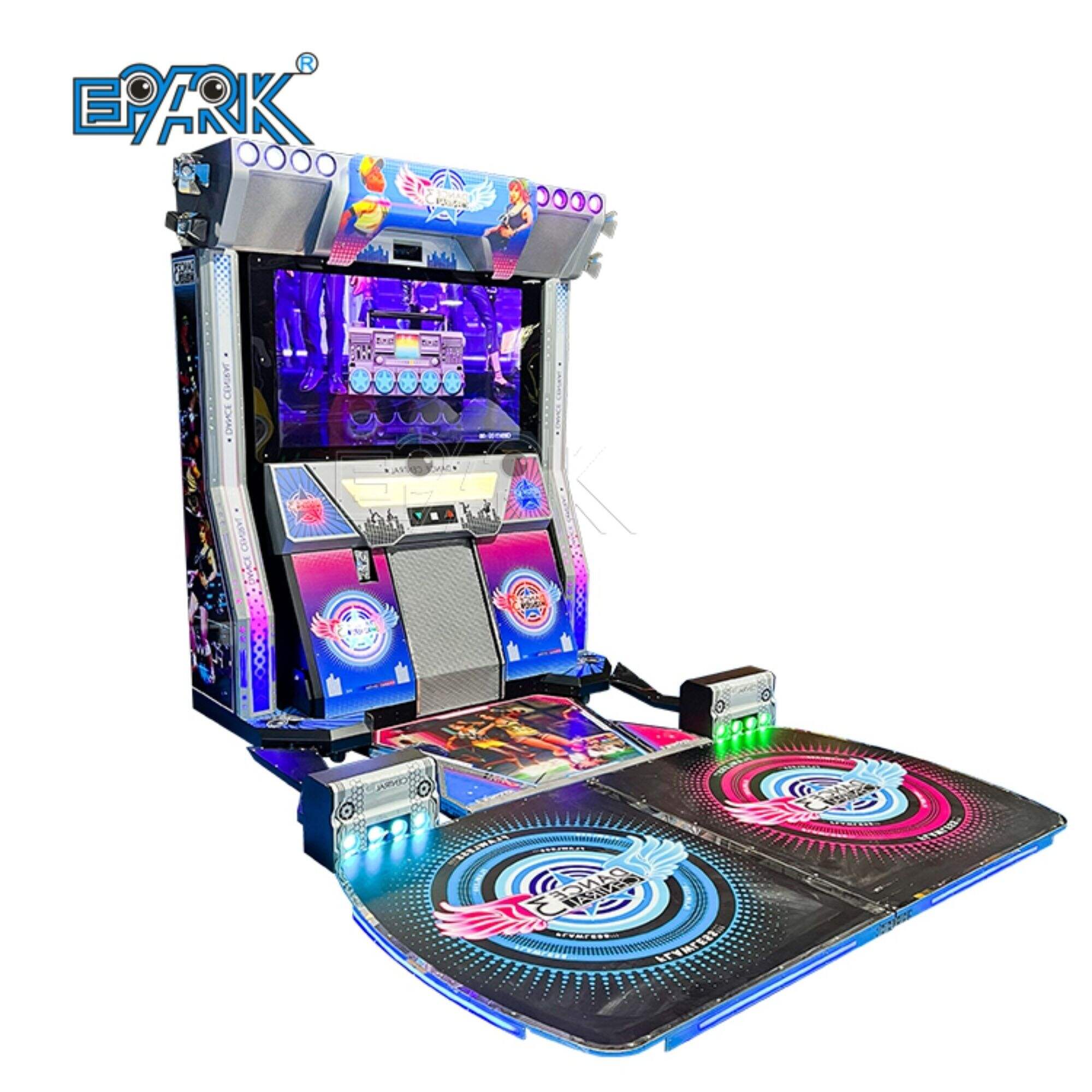 55 dyuymli Led Push Coin Game Dance Dance Revolution Machine Arja mashinasini sozlash mumkin