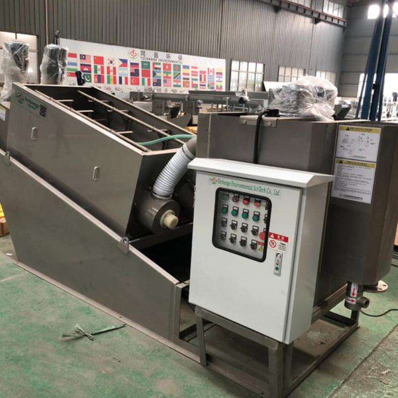 Save time and money through the screw dewatering machine