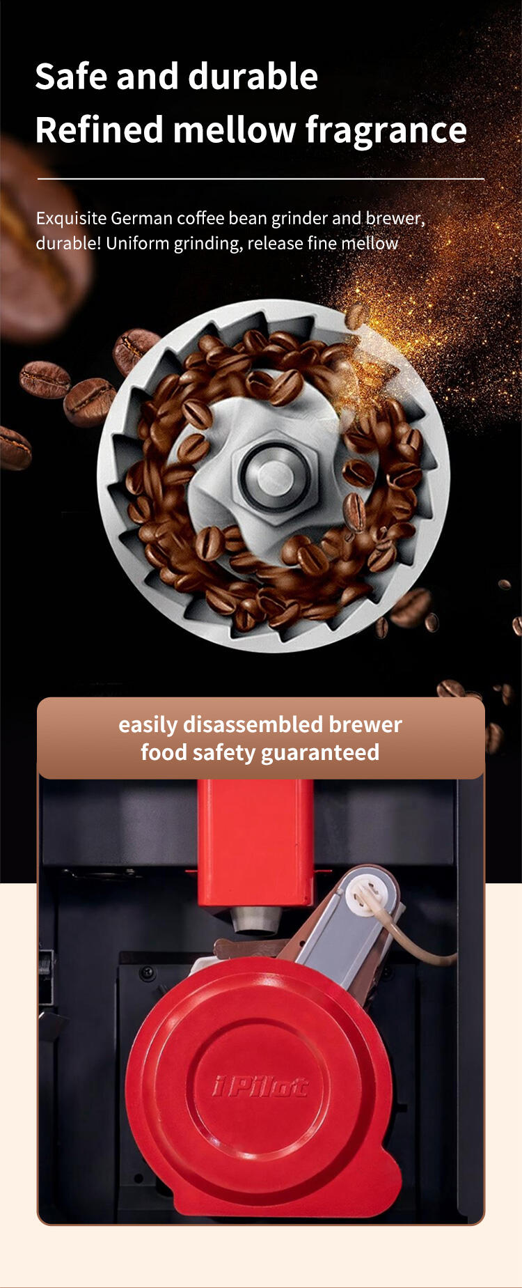 New Arrival Q2-Pro Best Discount  Bean To Cup Coffee  Smart Espresso Coffee Machine Automatic Grinding Cafeteria Professional factory