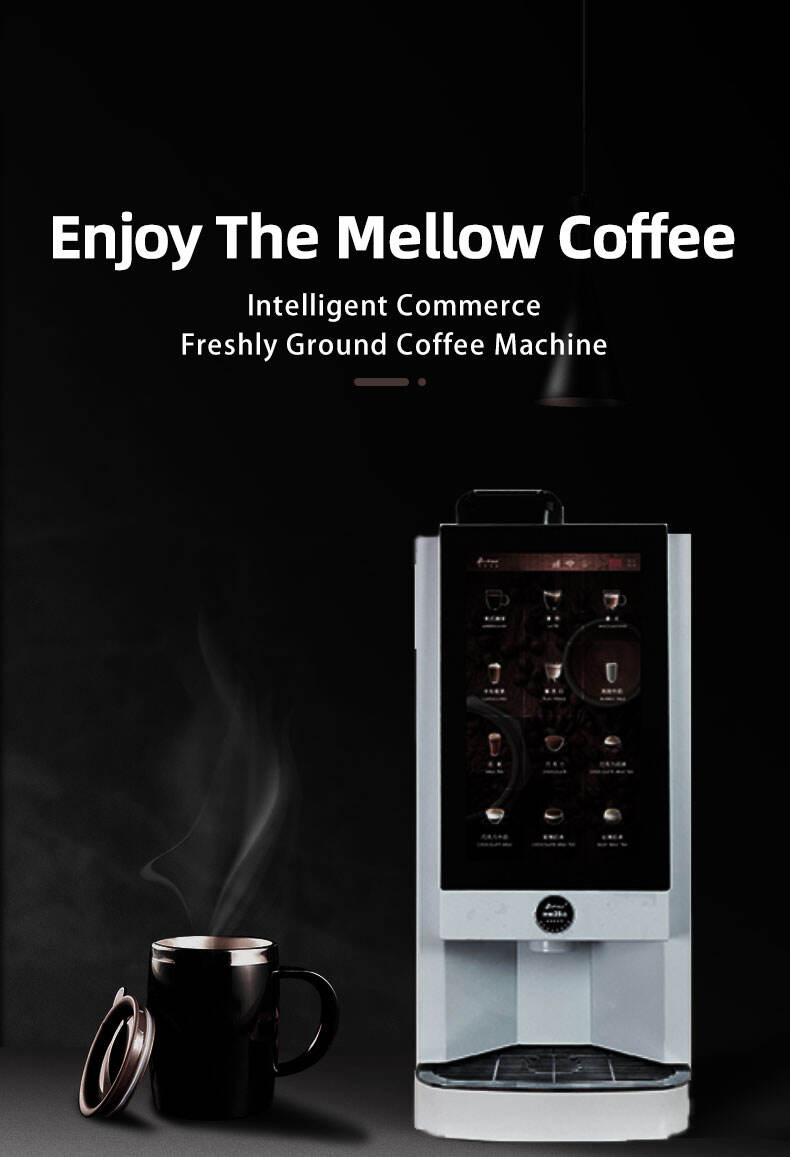 Pilot 2023 Best Selling 15.6'' Inch Andirod Touch Screen Espresso Coffee Machine With Fresh Milk Option supplier