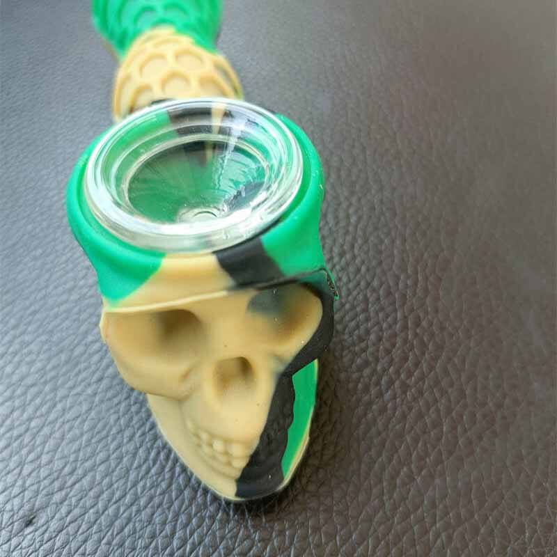 Tiny Silicone Waterpipe with Ice Catcher No Flavor