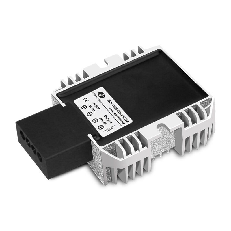 Waterproof 36-75V 48V to 24V Isolated DC DC Converters 120W Step Down Voltage Regulator for Industrial Control