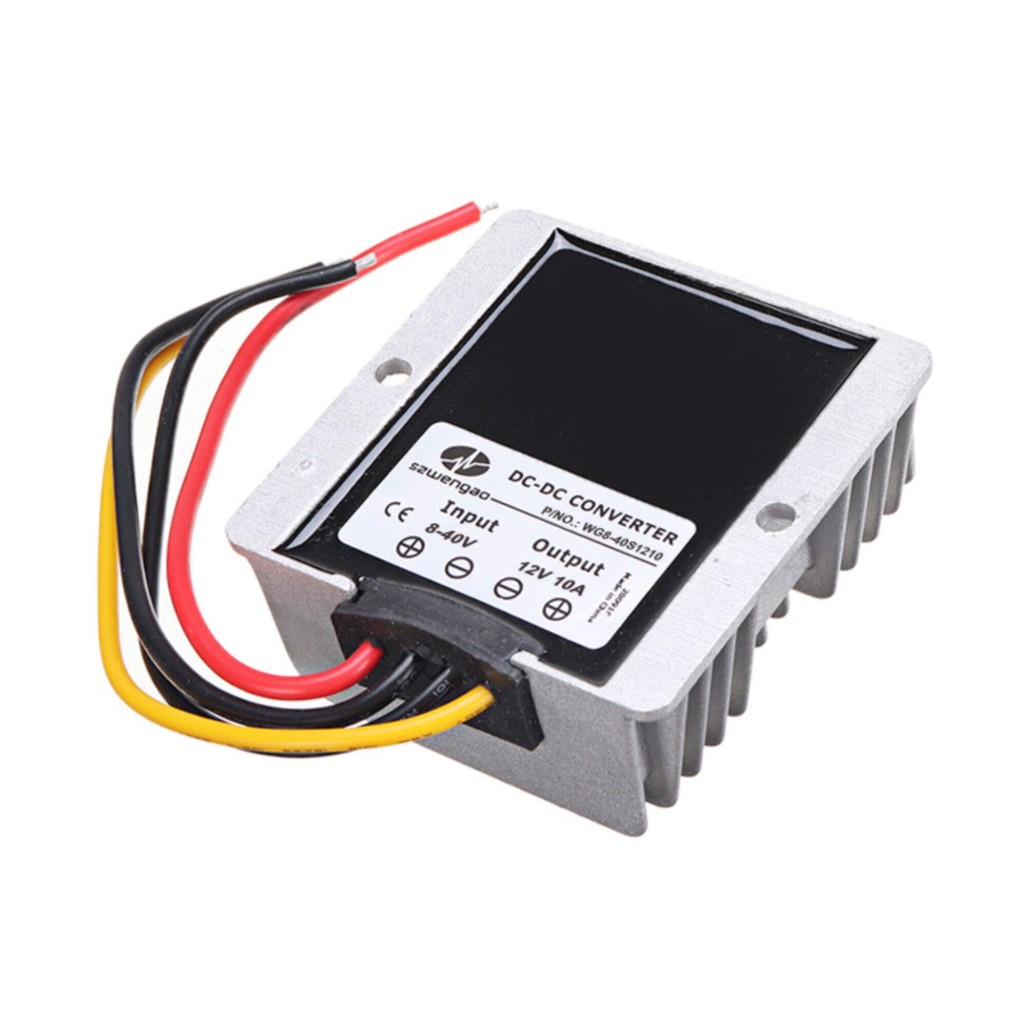 Transformador de regulador de voltaje de 8-40V a 12V 10A 120W con convertidor de corriente continua a corriente continua