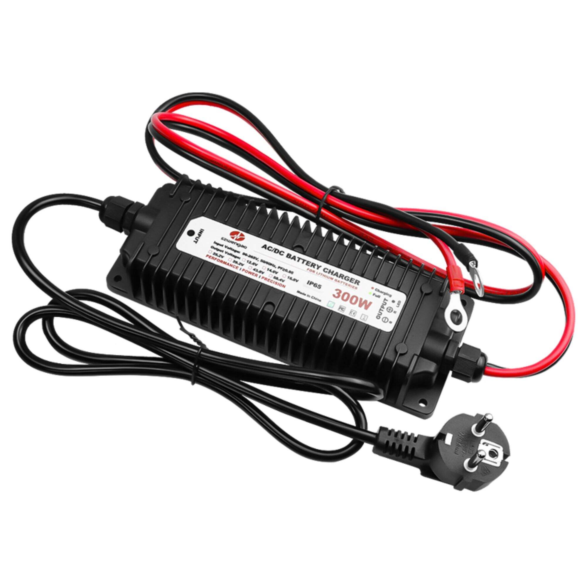 Marine 12V 24V 36V 48V 300W Waterproof Battery Charger for AGM LiFePO4 Lithium Batteries