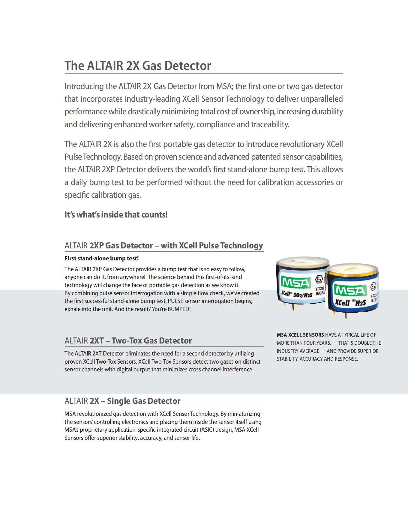 Portable gas detector ALTAIR 2X toxi H2S gas detector for H2S CO HCN NH3 detecting gas leak detector supplier