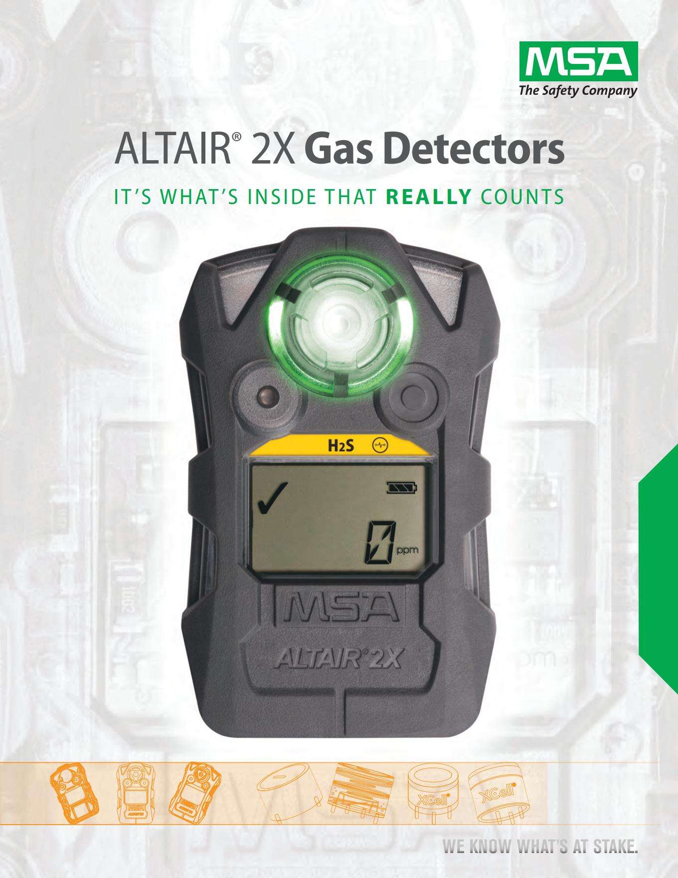 Portable gas detector ALTAIR 2X toxi H2S gas detector for H2S CO HCN NH3 detecting gas leak detector manufacture