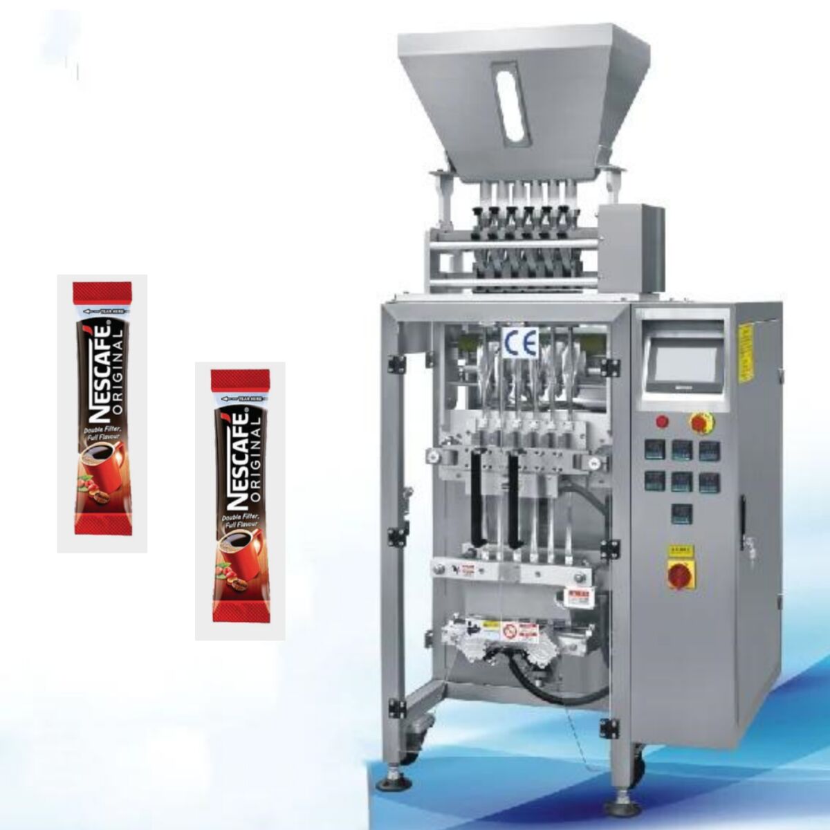 Multi-lane sacht packaging machine factory