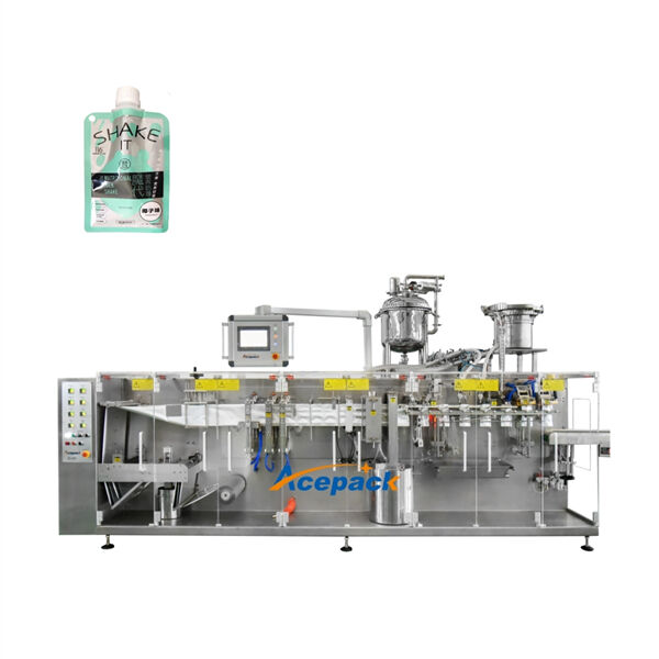 Use of the top spout doypack packing machine