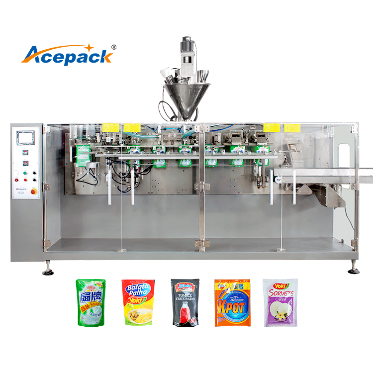 SG-210 Acepack Automatic Premade Pouch Packing Machine Horizontal Powder Granule Liquid Pouch Filling Packing Sealing Machine supplier