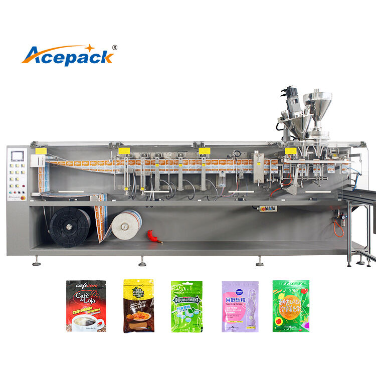 S-180Z Fully automatic zipper bag packing sachet horizontal packaging liquid filling food packing machine details