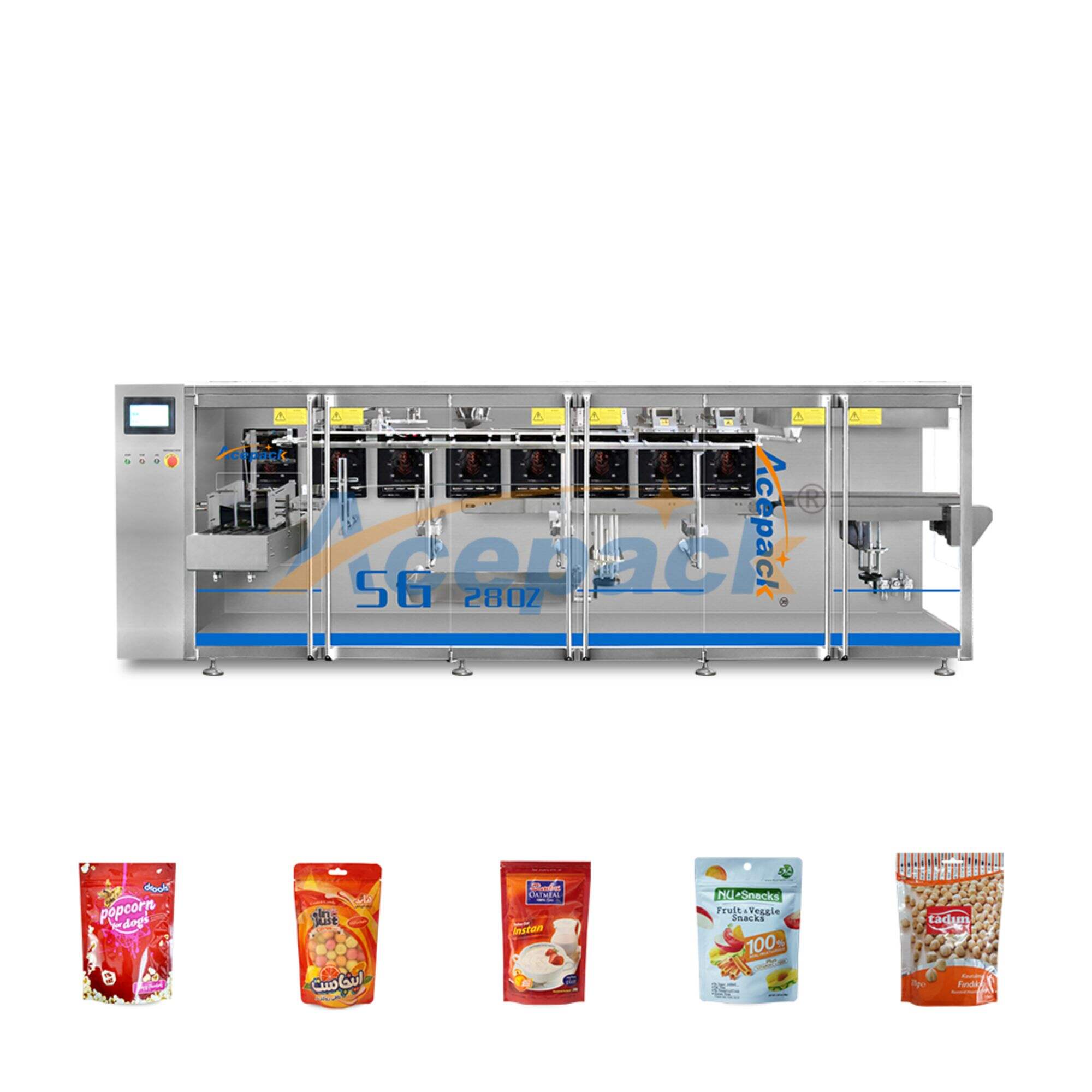 SG-280 High Precision Automatic Sachet Filling Machine Pre-Made Doypack Powder Salt Granule Multifunctional