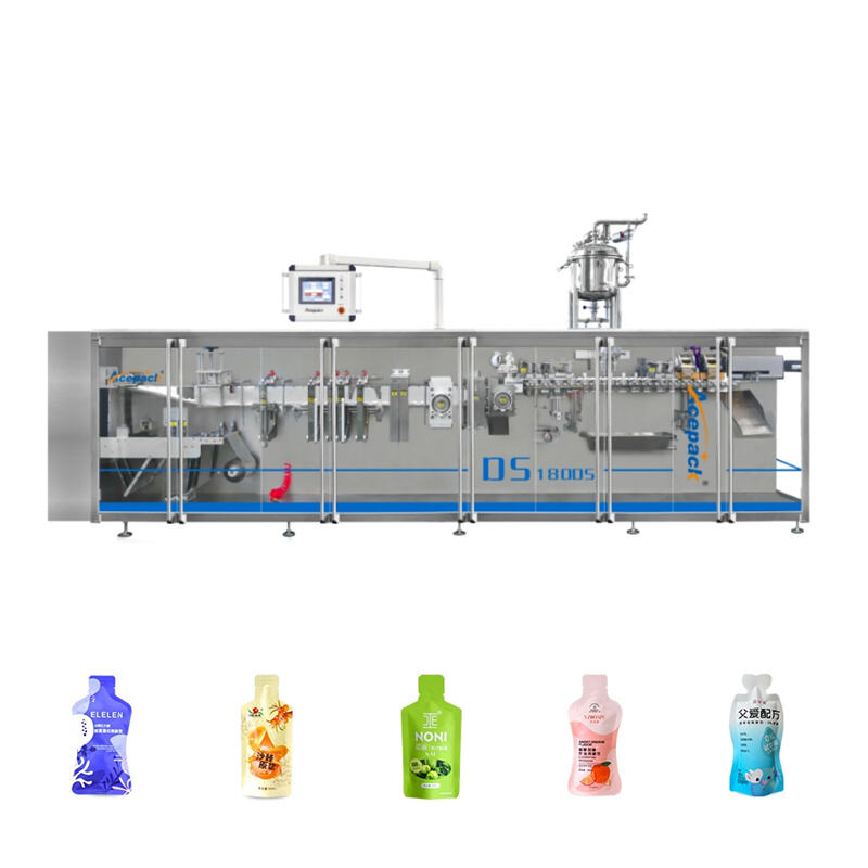 Shaped bag packing machine