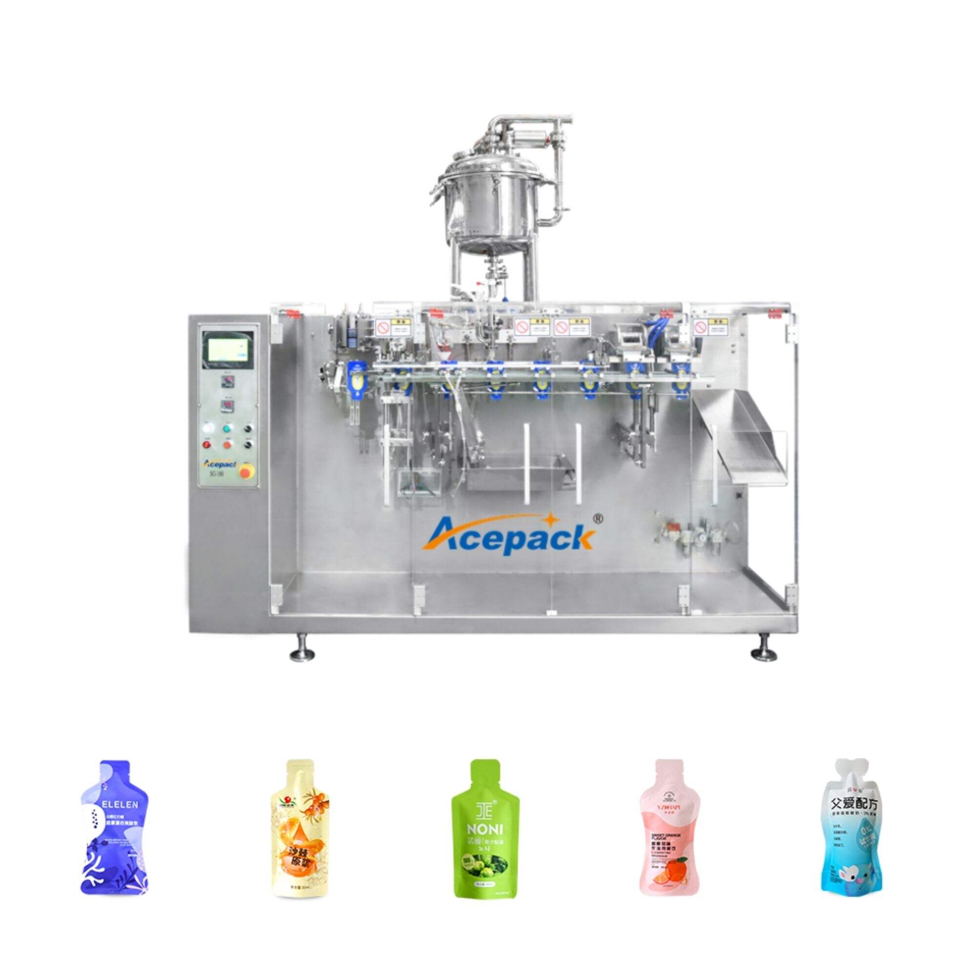 Automatic Special-Shaped Bag Packing Machine for Nuts Milk Filling for Beverage Chemical Applications with Reliable Engine Plc