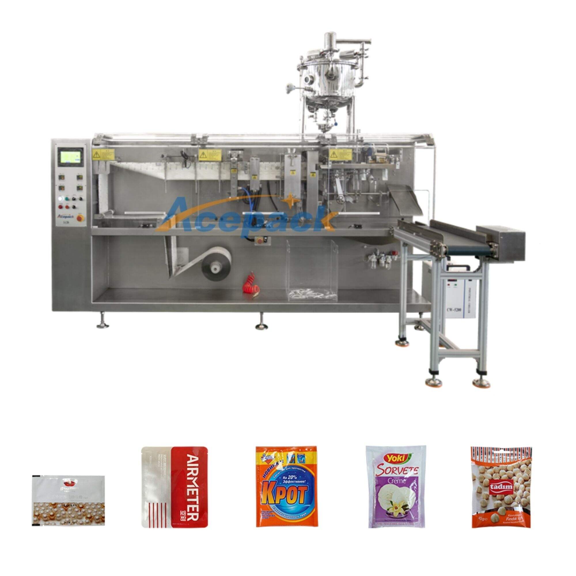 S-130  Acepack  high precision automatic Flat Pouch Horizontal  automatic sachet filling machine Pouch Packing Machinery