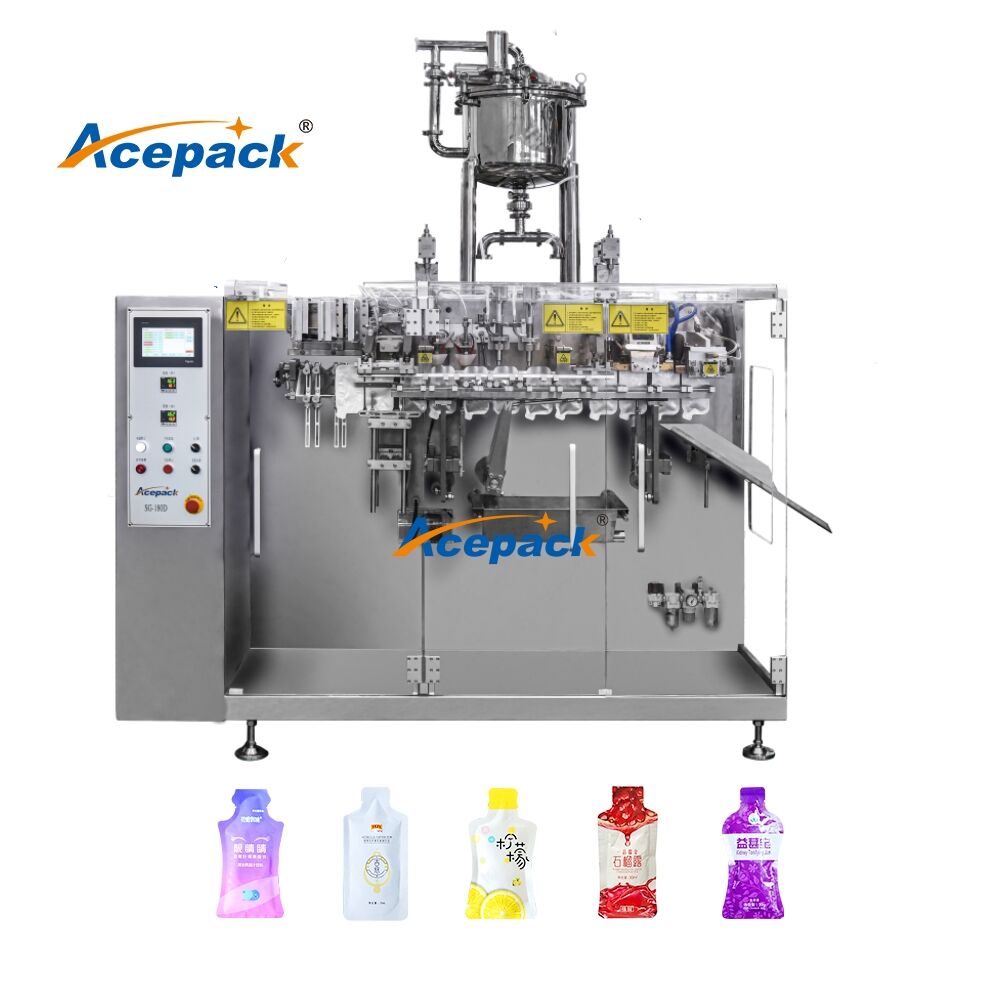 SG-180DB automatic premade shaped bag packing machine details