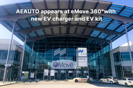 AEAUTO appears at eMove 360°with new EV charger and EV kit