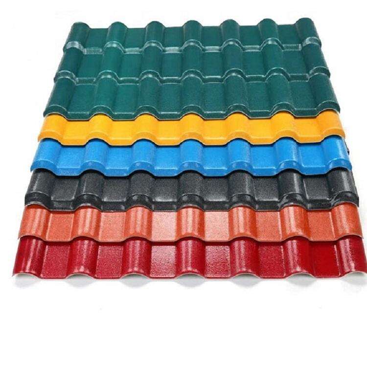 Premium Light Blue PVC Corrugated Roofing Sheets - Durable Plastic Building Material for Aesthetically Pleasing and Weather-resistant Tejas para Techos, Ideal PVC Shingles Replacement