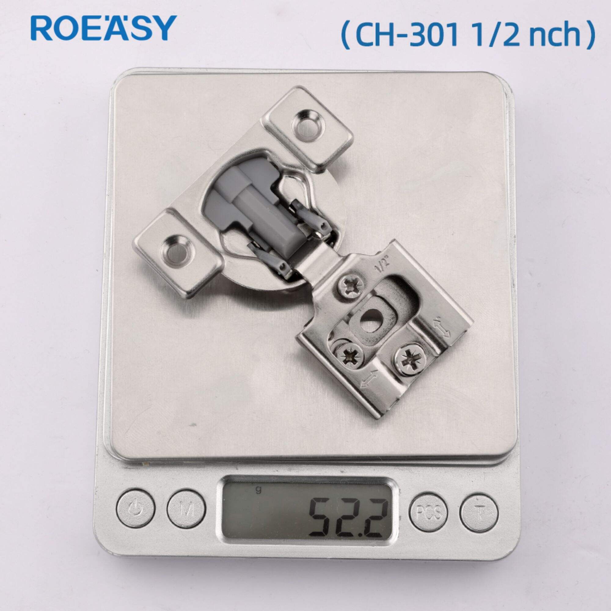 Roeasy CH-301 35mm 컵 105도 1/2인치 짧은 팔 클립온 미국식 캐비닛 힌지
