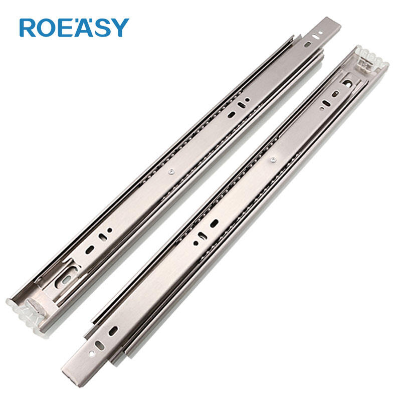 ROEASY BS-4512 offre spéciale 35/45mm bleu zingué roulement à billes glissière de tiroir pour meubles tiroir rail coulissant