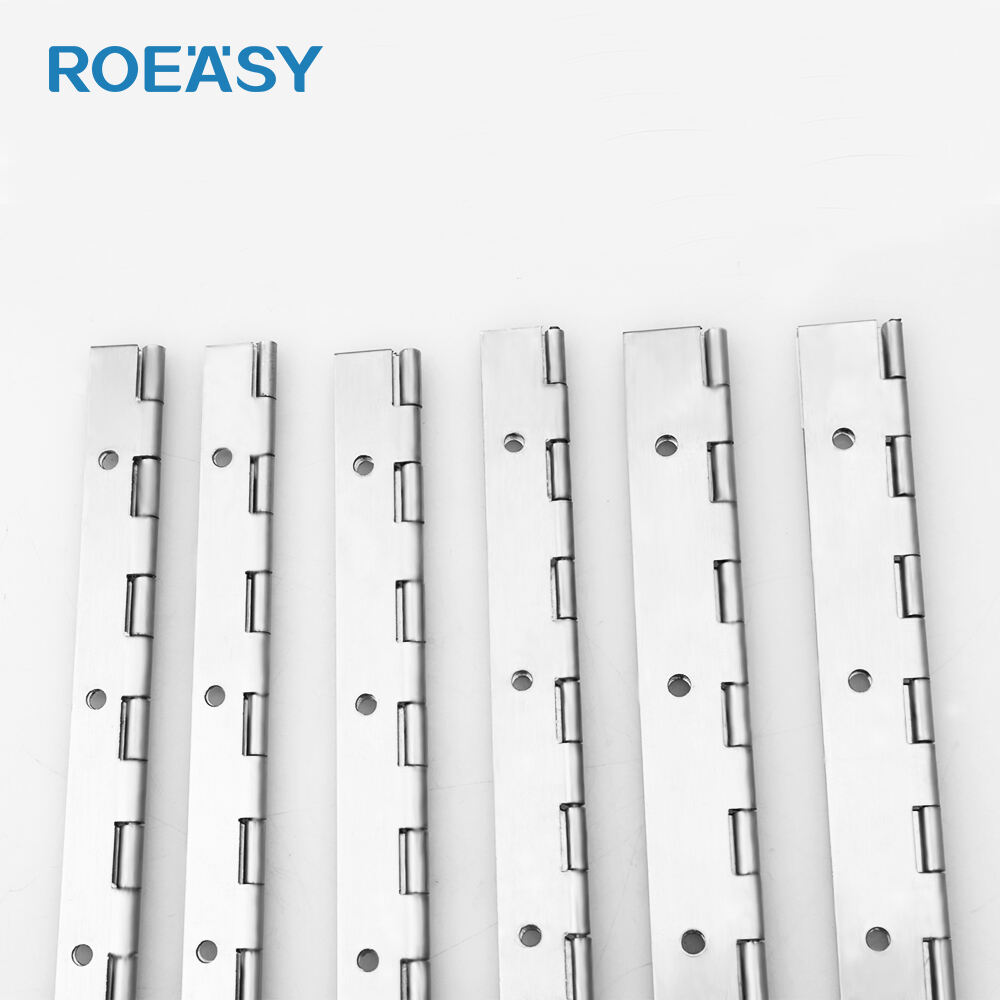 Roeasy 380818 accesorios para porta bisagra de piano longa continua de aceiro inoxidable