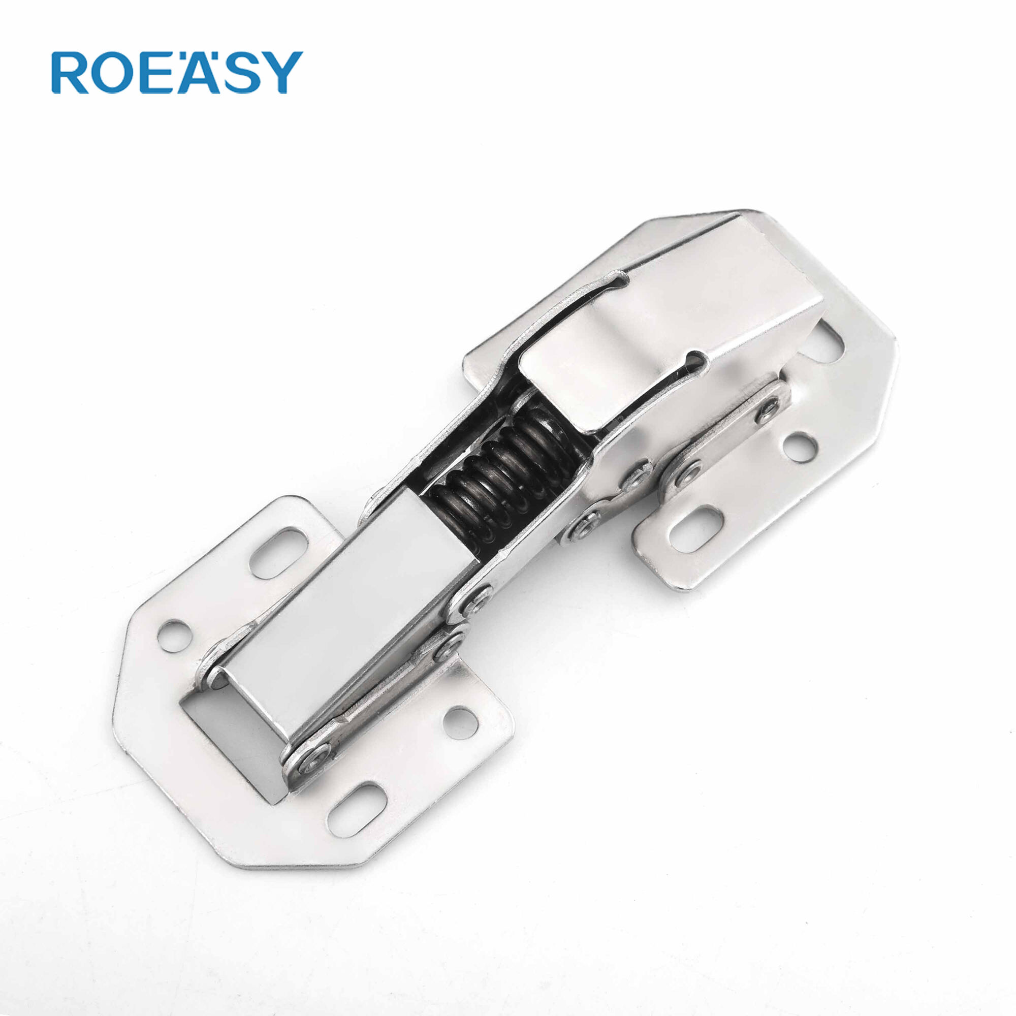 Roeasy FH-002S Screw-in Type 4 inch 90 degree frog shaped spring cabinet hinge