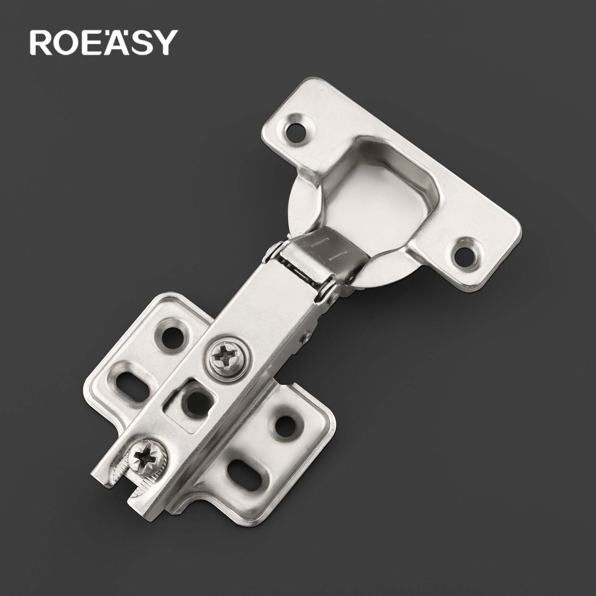 Roeasy CH-261 35 mm Cup 110 degree cold-rolled steel slide-on soft close cabinet hinge