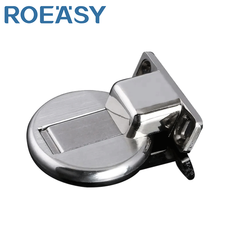 Roeasy DA-906 Tope de puerta pesado con base magnética fuerte de acero inoxidable de 3 mm de espesor