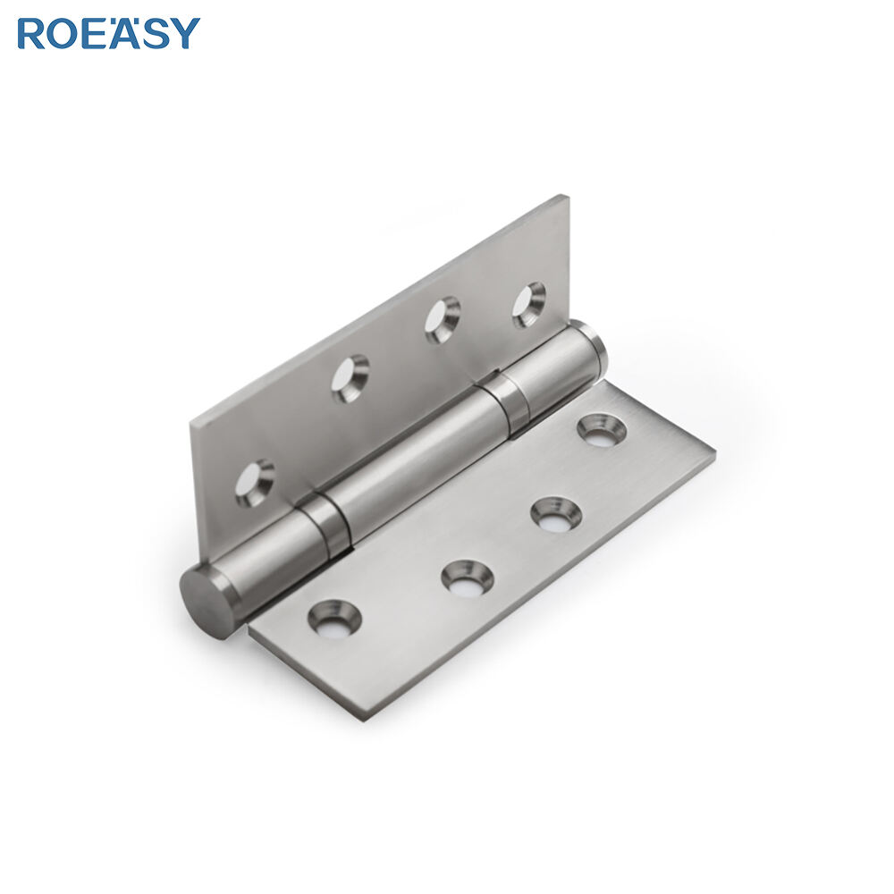 Roeasy no oil 2 free wooden door hinges stainless steel hardware heavy duty hinges big door hinge