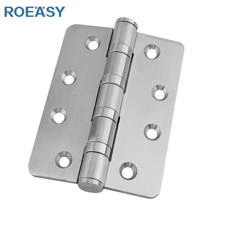 ROEASY 4330-FPC-201-SS Factory Wholesales 4 5 6 Inches Flat Open Butt Hinge Stainless Steel Ball Bearing Hinge For Door And Window