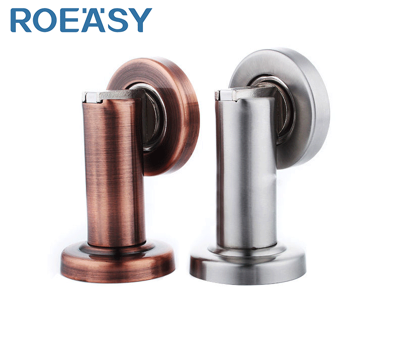 Roeasy DH806 سدادة عالية الجودة بسعر المصنع من الفولاذ المقاوم للصدأ مثبتة على الأرض، حامل سدادة الباب، سدادة مغناطيسية