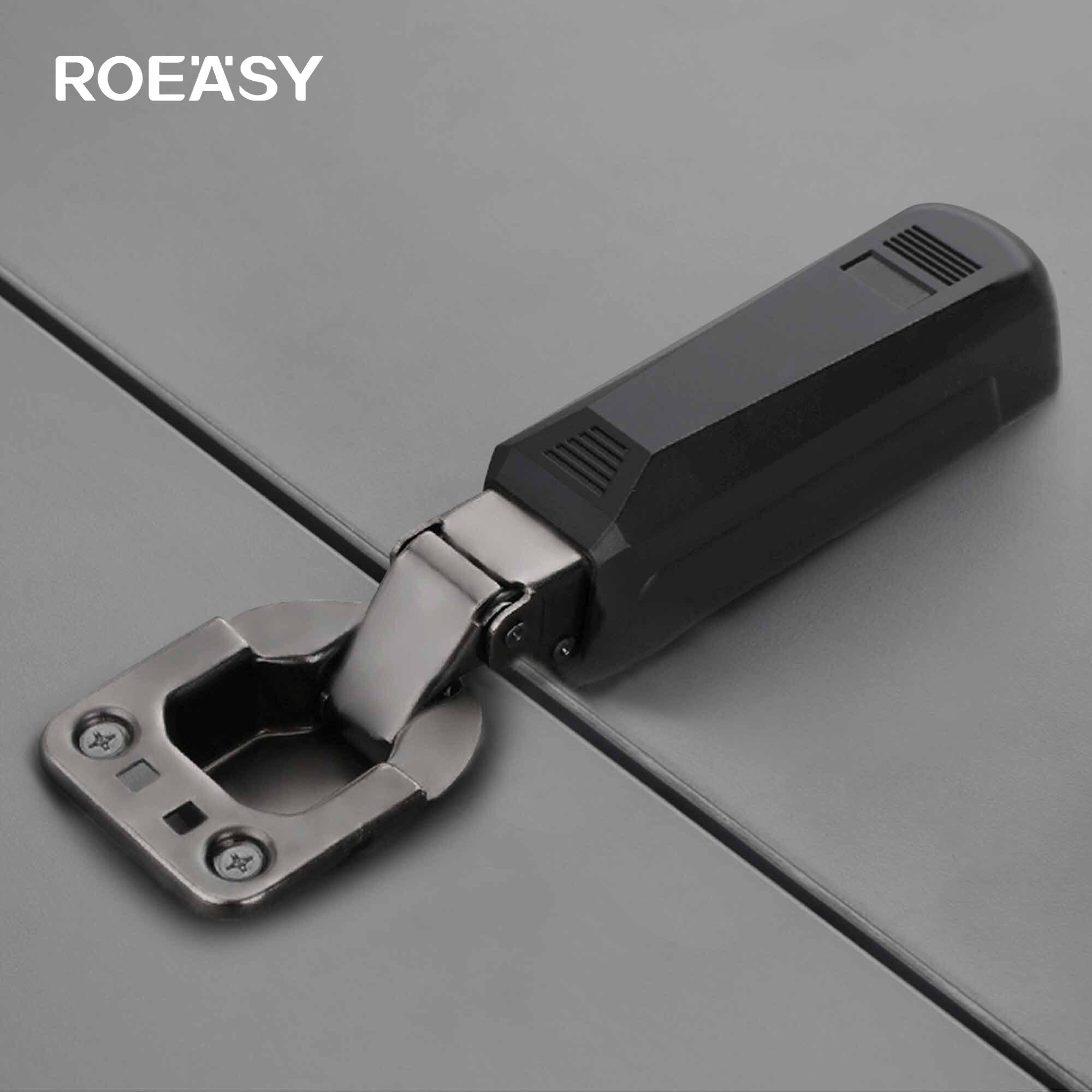 Roeasy DP0T81 35mm 90 डिग्री हाइड्रोलिक क्लिप-ऑन सॉफ्ट क्लोज़ कैबिनेट हिंज