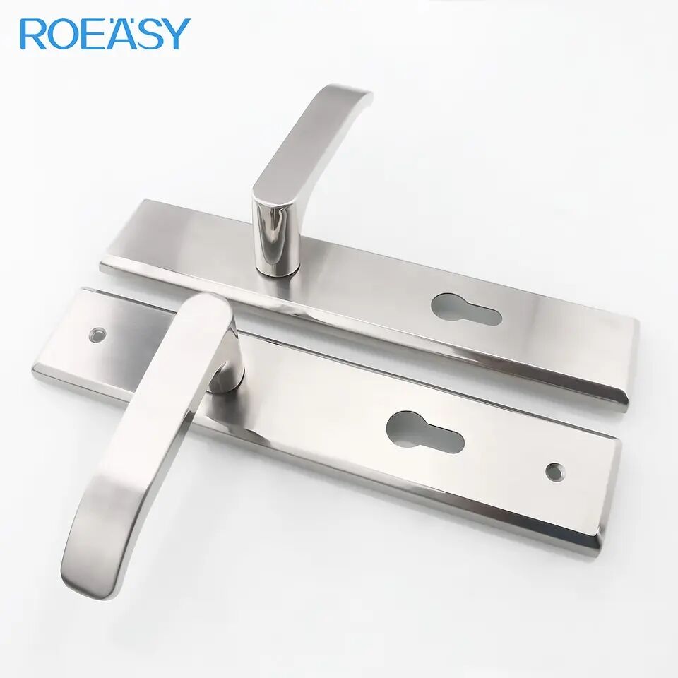 Roeasy LB0809 260MM Stainless Steel Door Lock Privacy Door Security Entry Lever Mortise Hotel Handle Locks