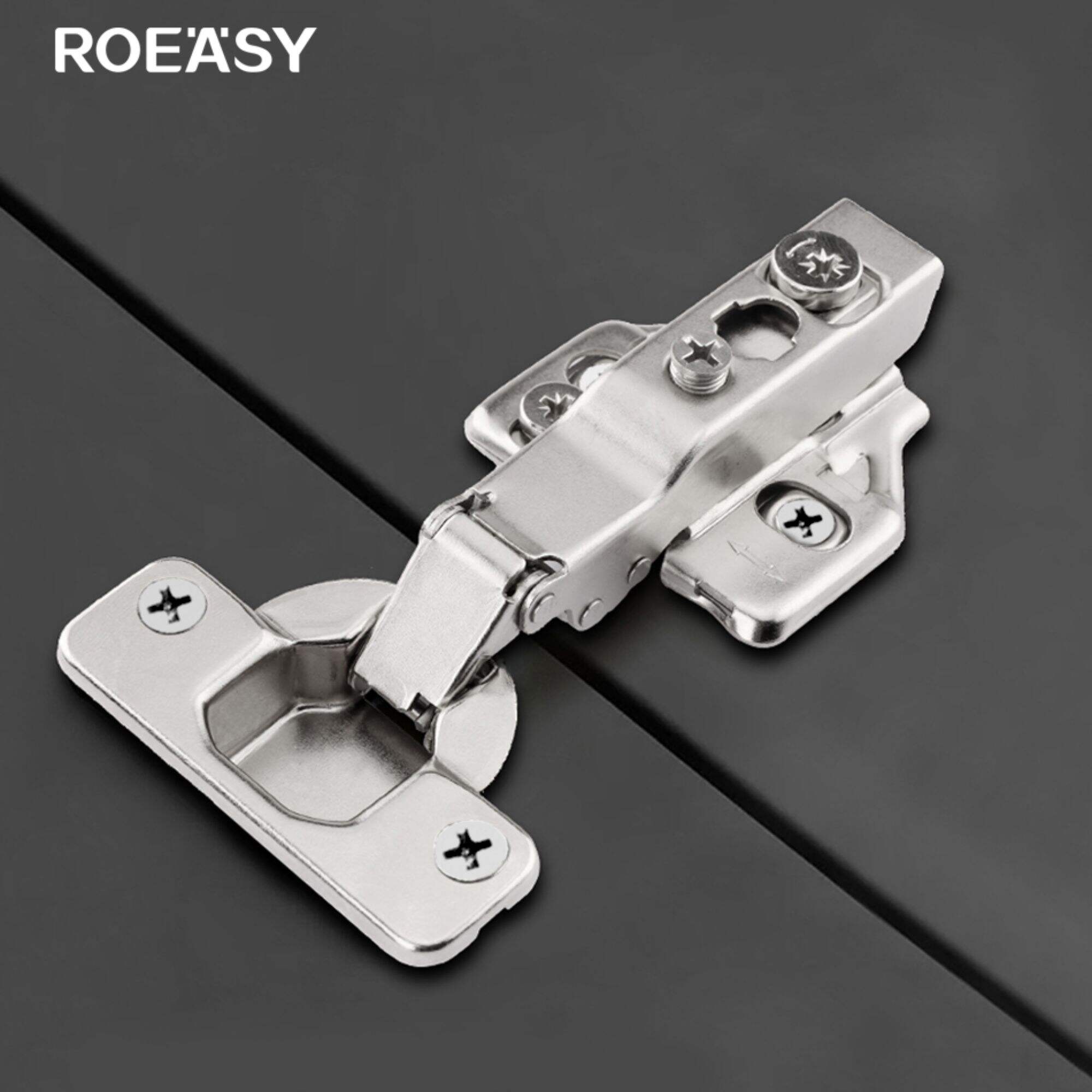 Roeasy CH-293F-3D-F 35 mm-es 3D szekrénypántos csíptetős soft close hidraulikus szekrénypánt