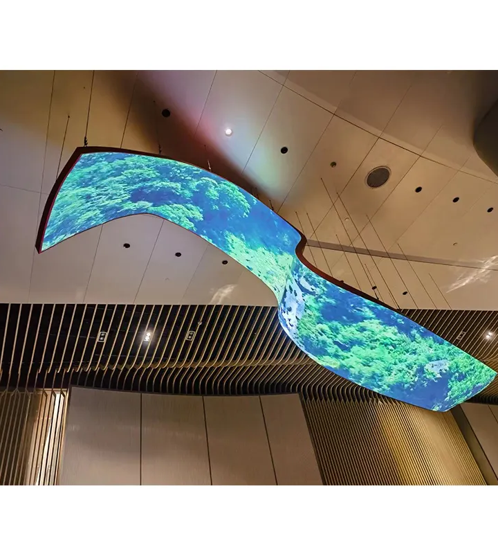 ChatGPT Innovative Flexible LED Display Solutions by HLT