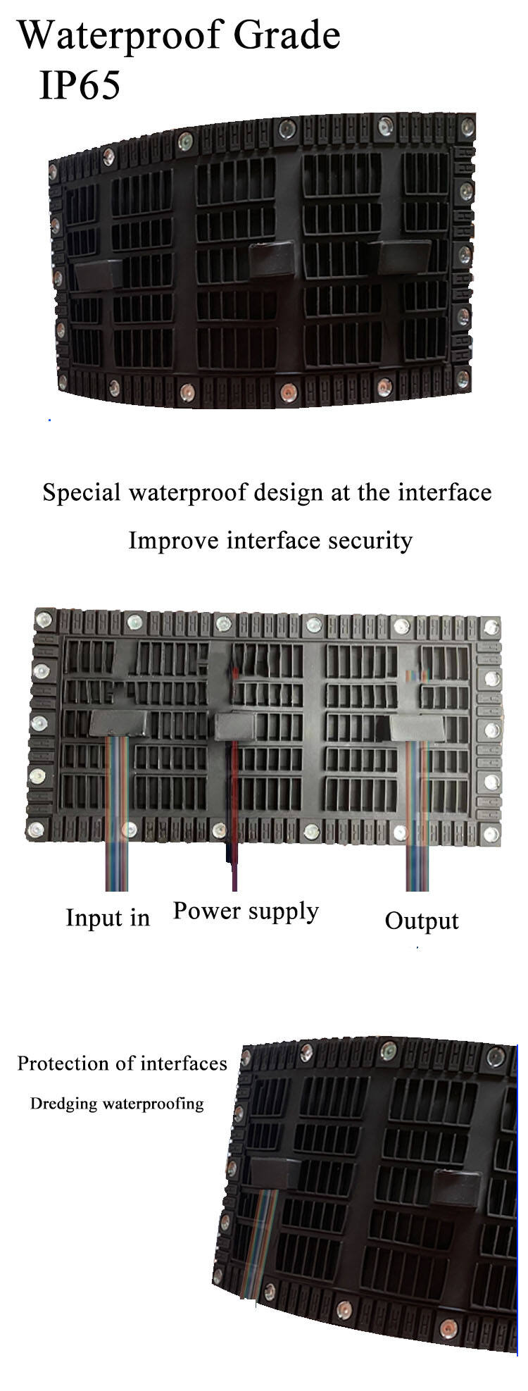 Outdoor Soft Screen Shaped Display Led Screen Display details