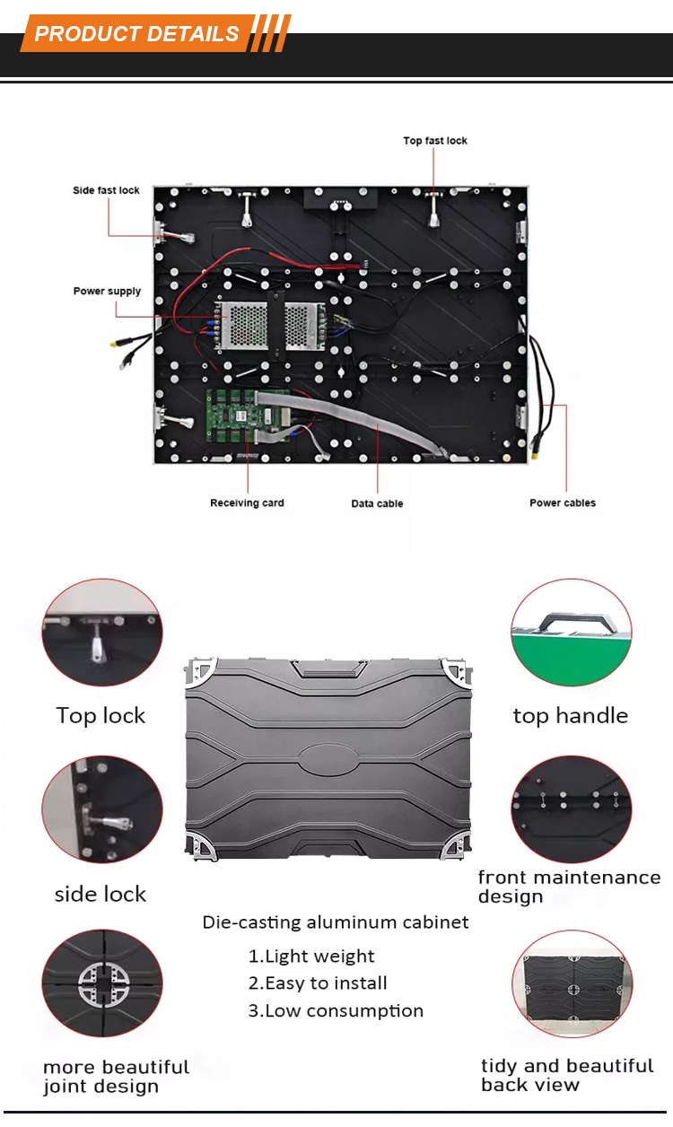 Ultra Thin Indoor Fixed Led Wall Screen factory