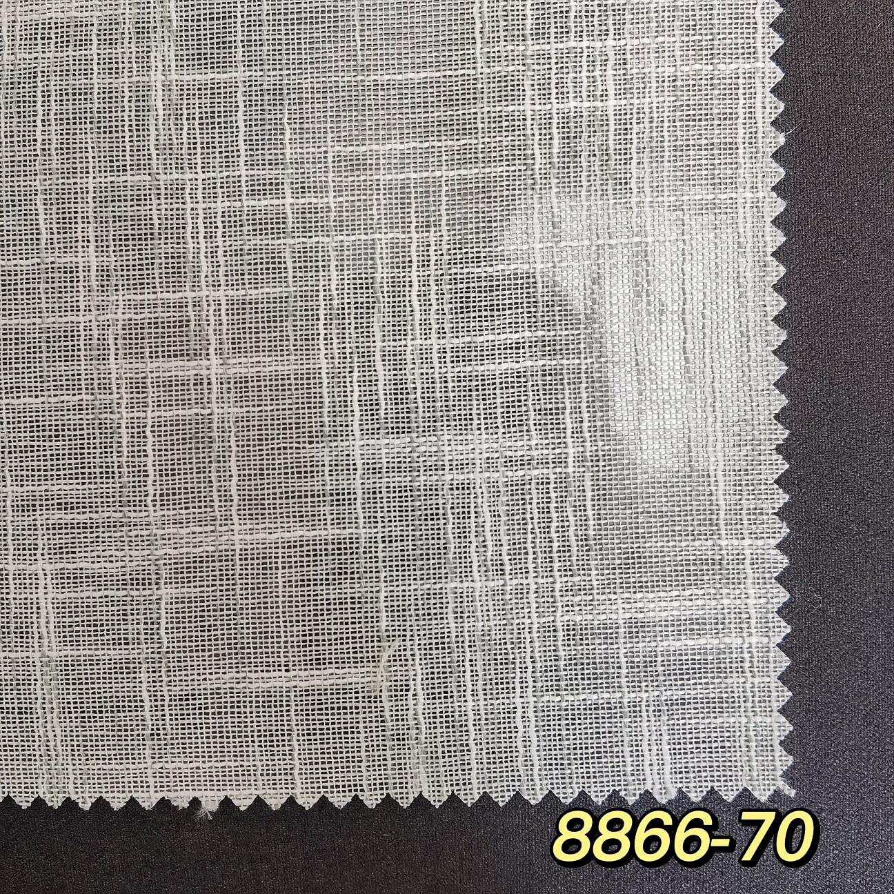 Natural Linen Simple Design Slub Polyester Sheer Curtain Fabric factory