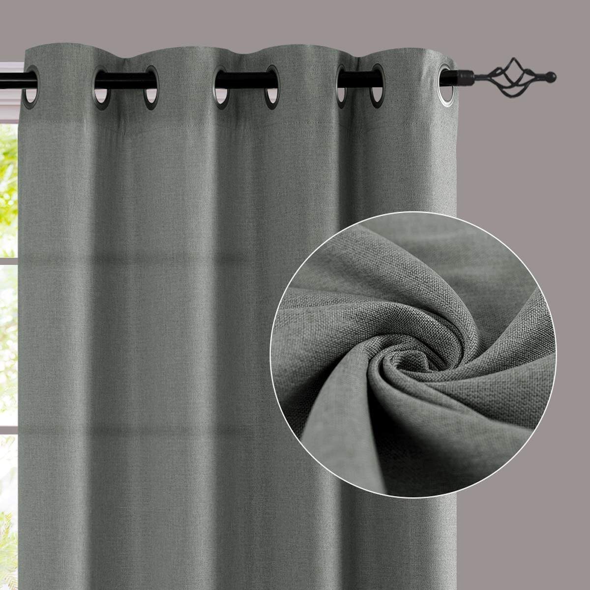 New arrival ready made curtain pinch pleat Blackout Curtains Fabric details