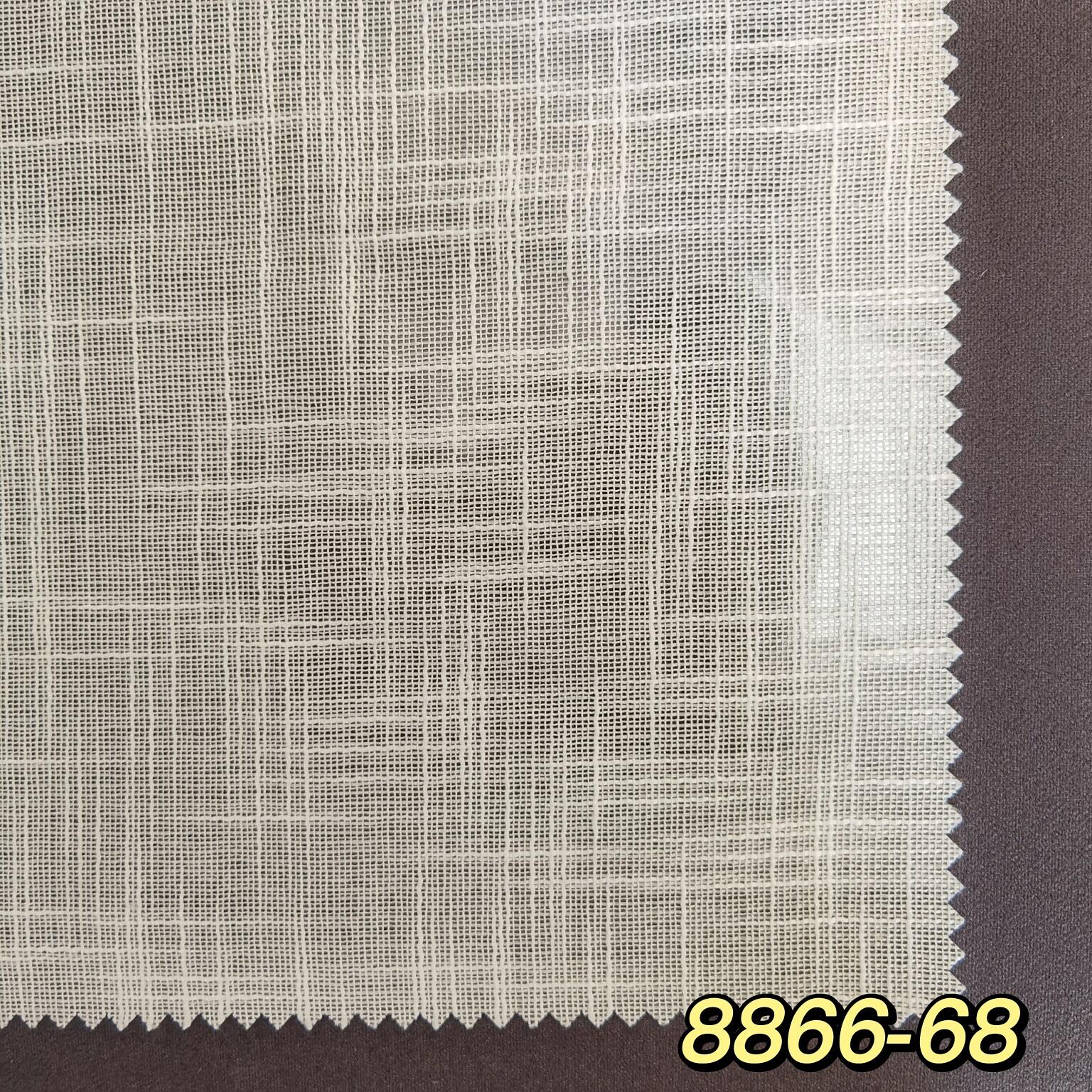 Natural Linen Simple Design Slub Polyester Sheer Curtain Fabric manufacture