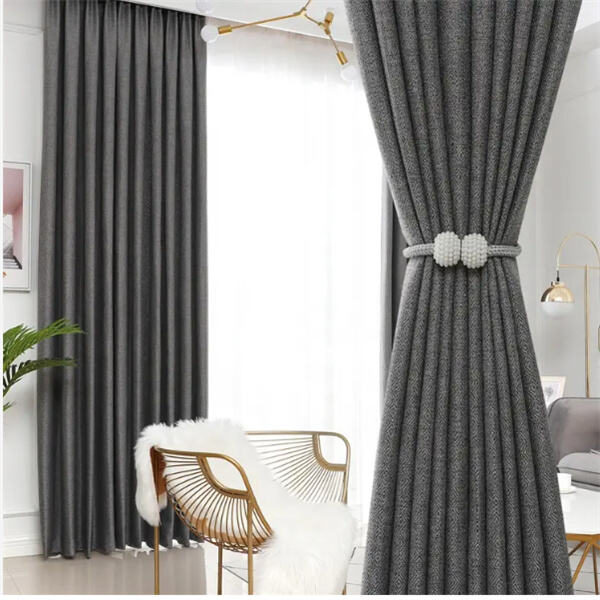 Faux-Linen-Dunkelheitsvorhänge