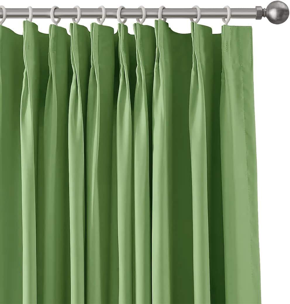 High density dim out  plain outlook Blackout Curtains Fabric for Bedroom Living Room details