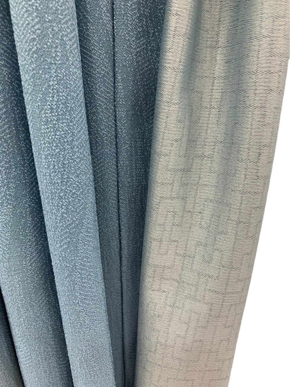 New Design Jacquard Dimout Curtain Fabric Heavy Weight Solid Color Elegant Blackout Curtain supplier