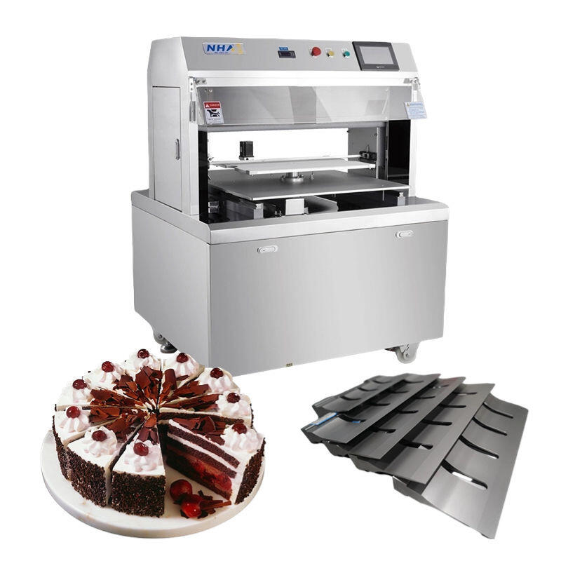 High Output Automatic Sandwich Swiss Roll Sponge Cake Divider Cutter Machinery Cake Cutting Equipment For Sale