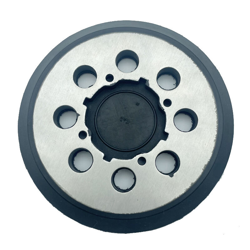 Factory Price Durable 5 inch 8 holes with 4 bolt DA sanding backing Pad for grind